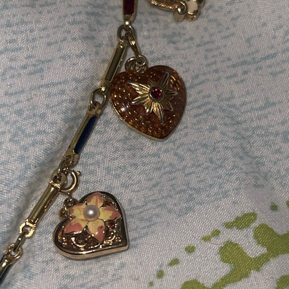 Joan Rivers Multicolor Heart Charm Necklace Set - Picture 7 of 8